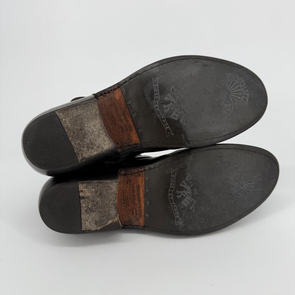 Florentini Baker Womens Ankle Boots Moto Leather Bootie Size 9 EU 39.5 Biker - Picture 7 of 9